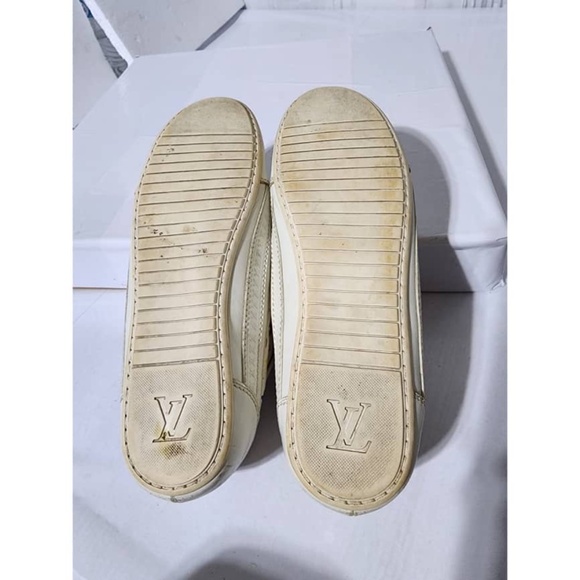 Authentic Louis Vuitton 2008 Multicolored Monogram Pattern Sneakers Size 38.5 - Picture 3 of 15